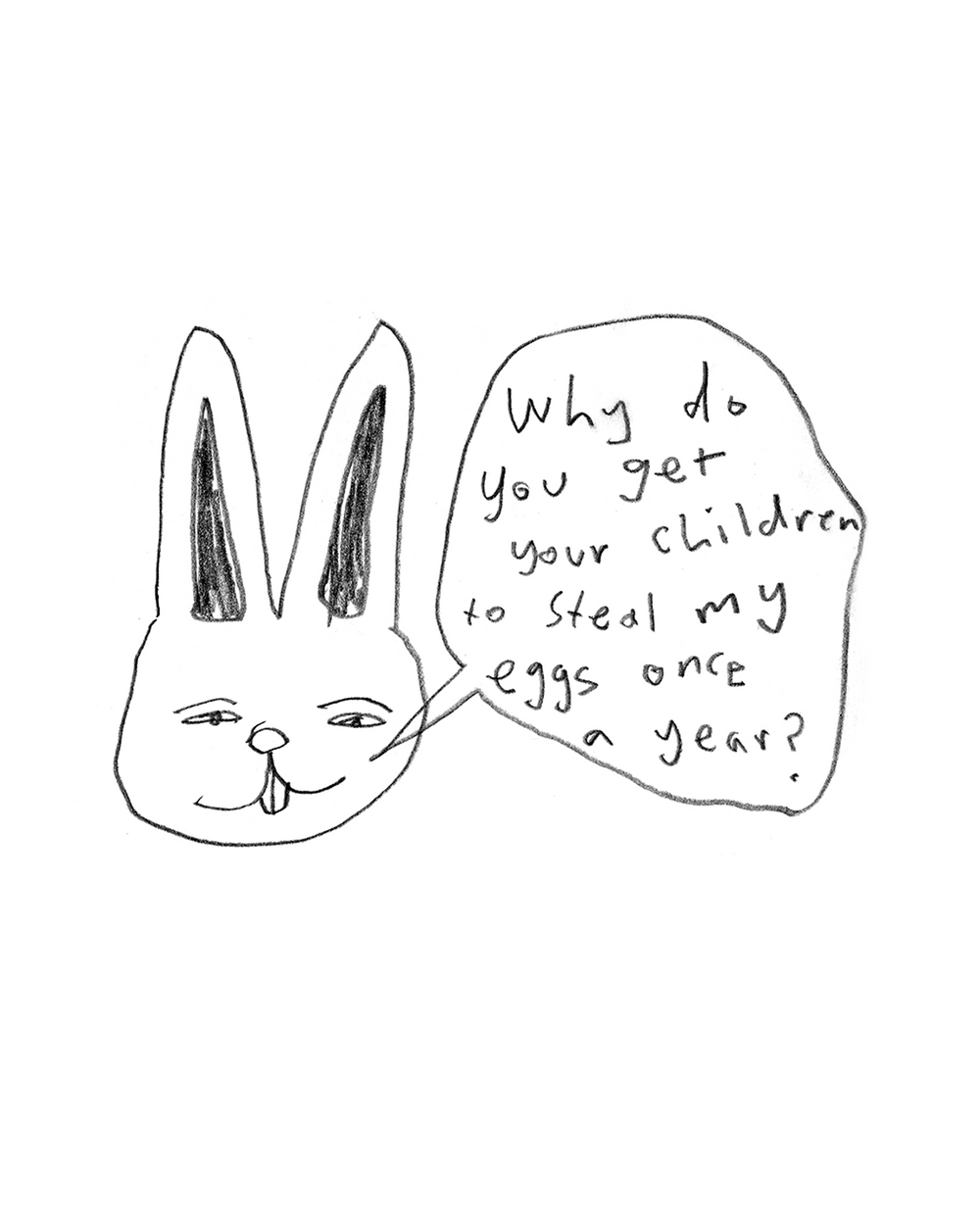 Why steal my eggs - Print