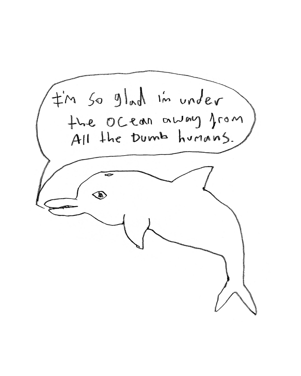 Dumb humans - Print