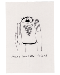 Mans best friend postcard photo 1