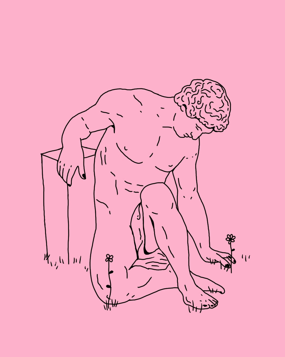 Boys and their flowers.