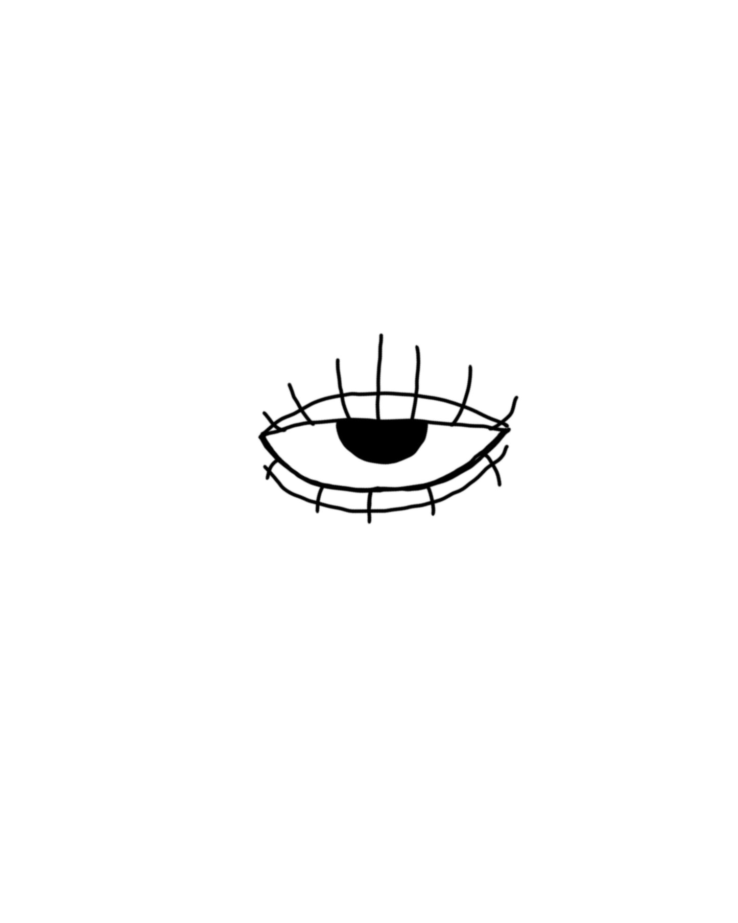 Eye don't care charm