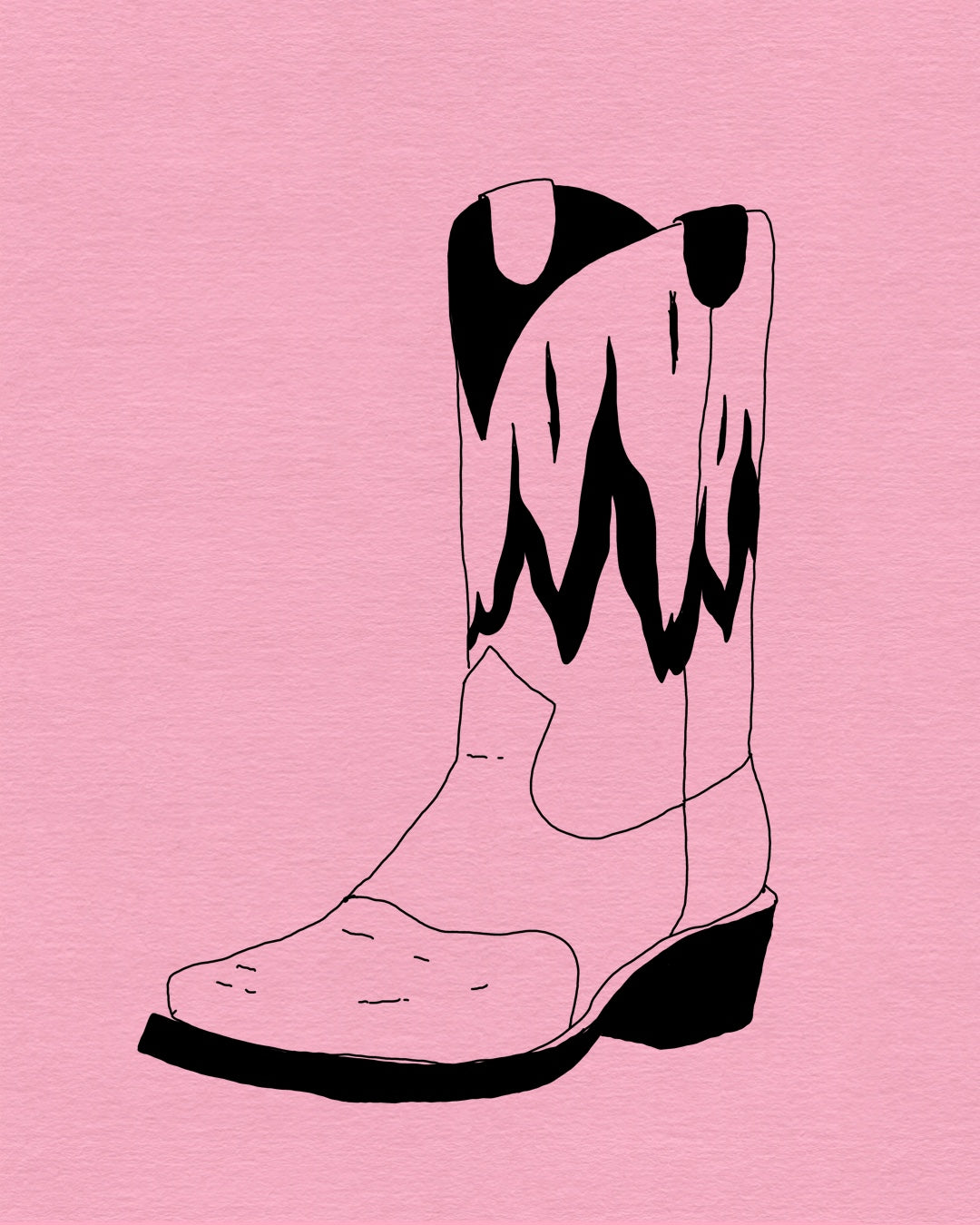 Fire cowboy boot 1