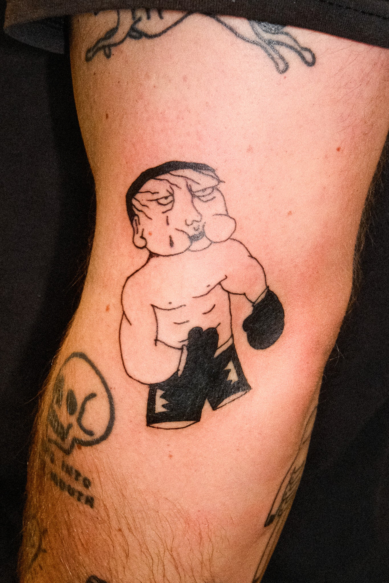 I love this one, but this is a prime example of the tattoo being better than the photo. I hate taking photos of tattoos.