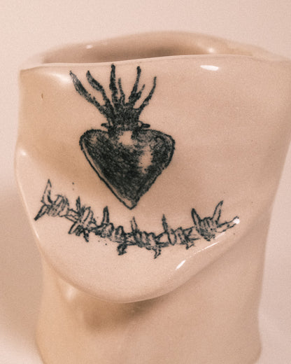 Sacred heart mug