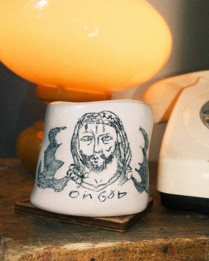 Oh god mug