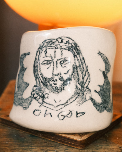 Oh god mug