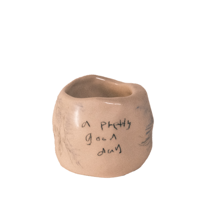 A pretty good day espresso/piccolo coffee cup