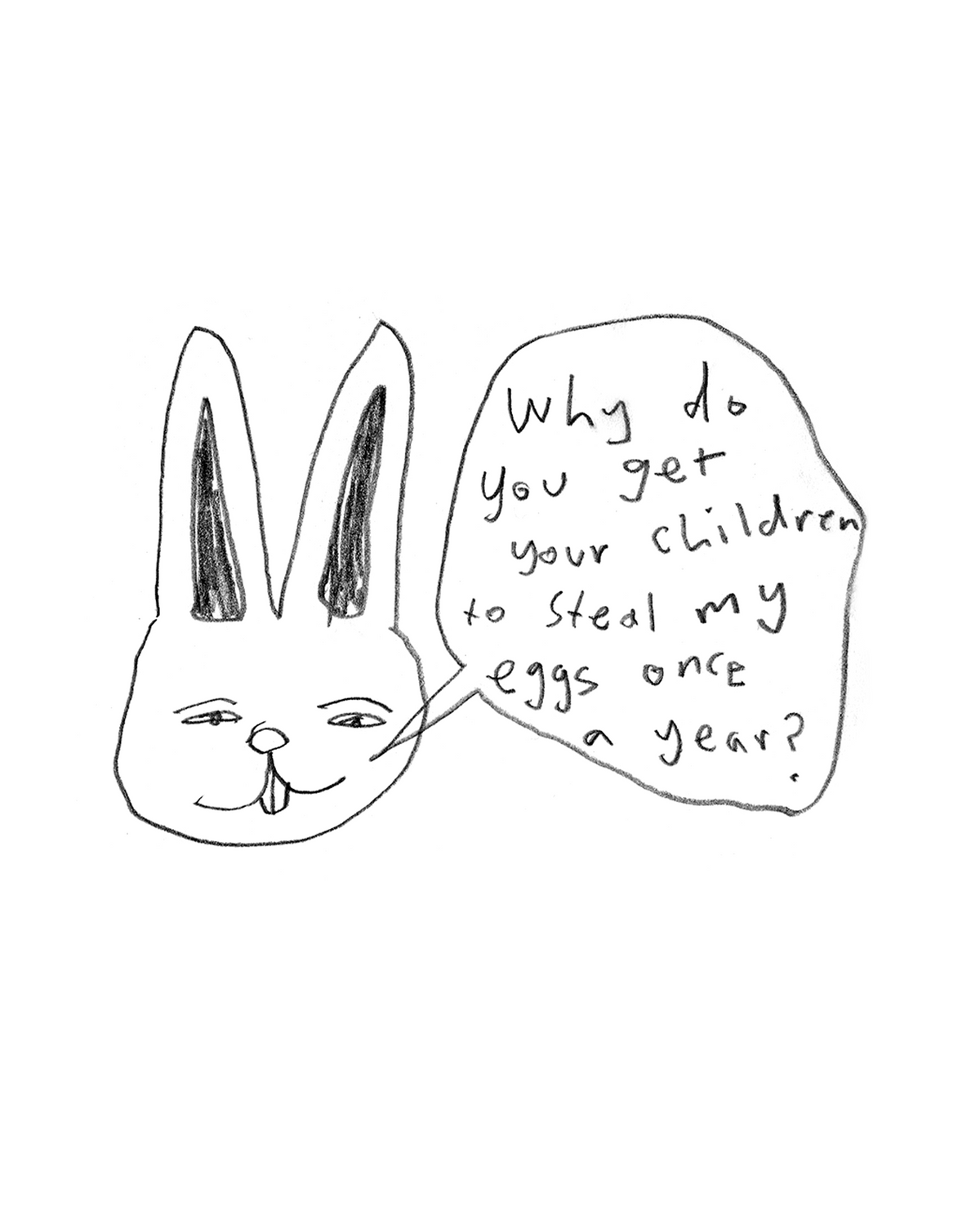 Why steal my eggs - Print