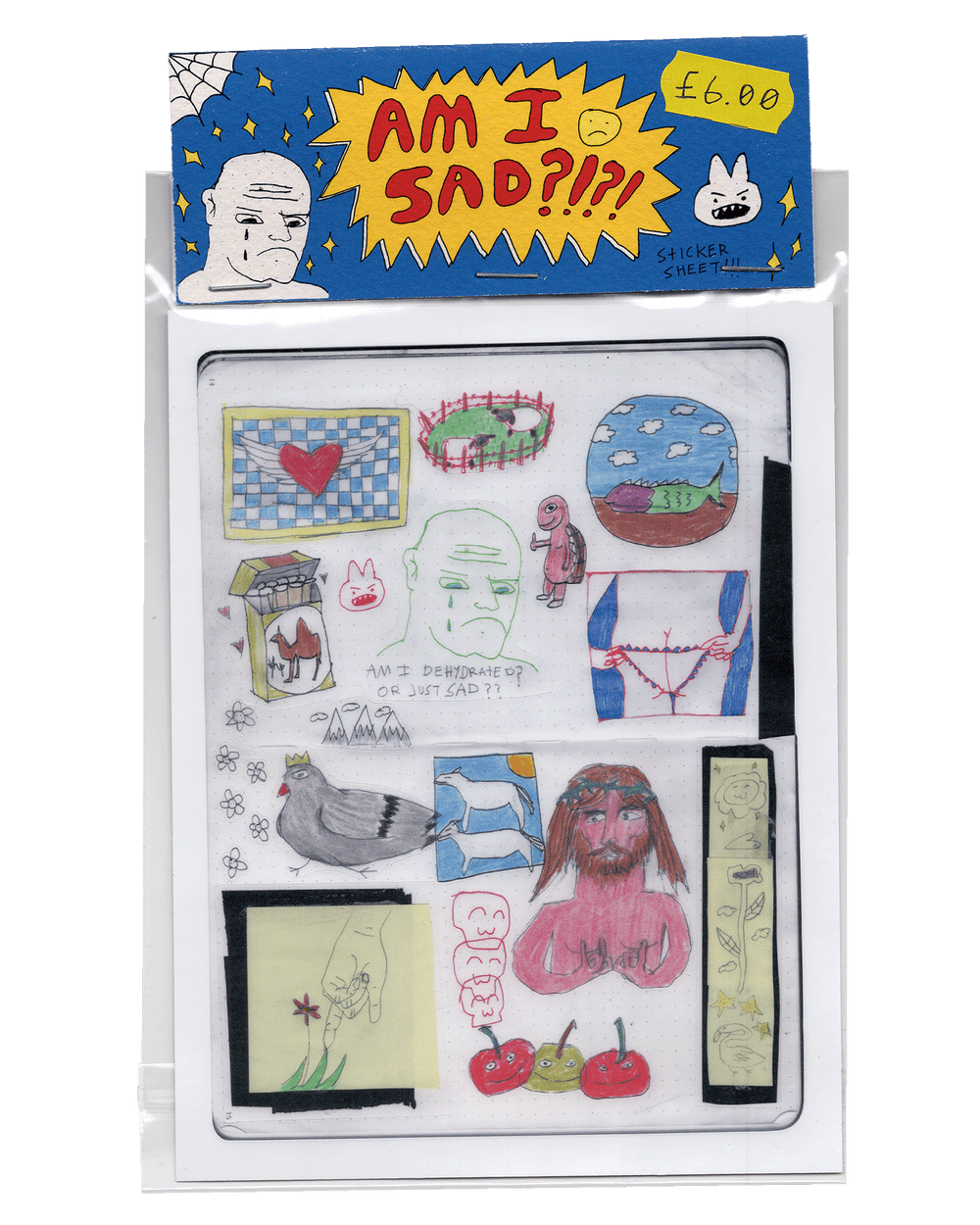 Am I sad?!?! Sticker sheet