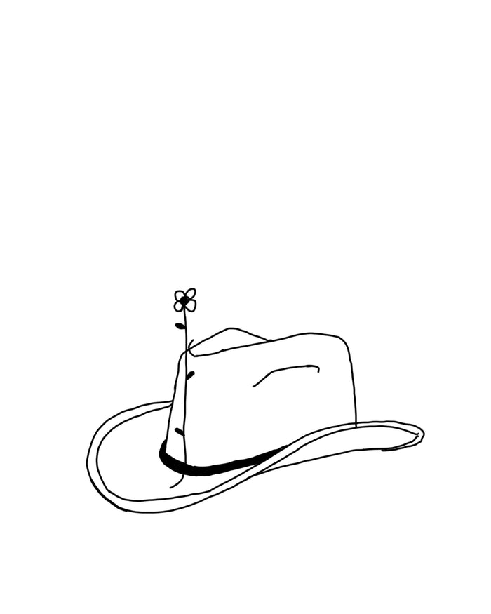 A flower for a cowboy