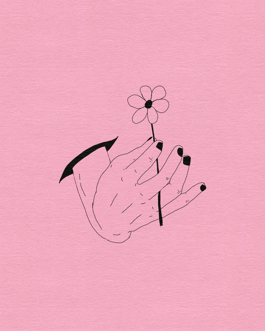 A flower, for you.