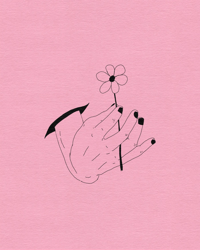 A flower, for you.