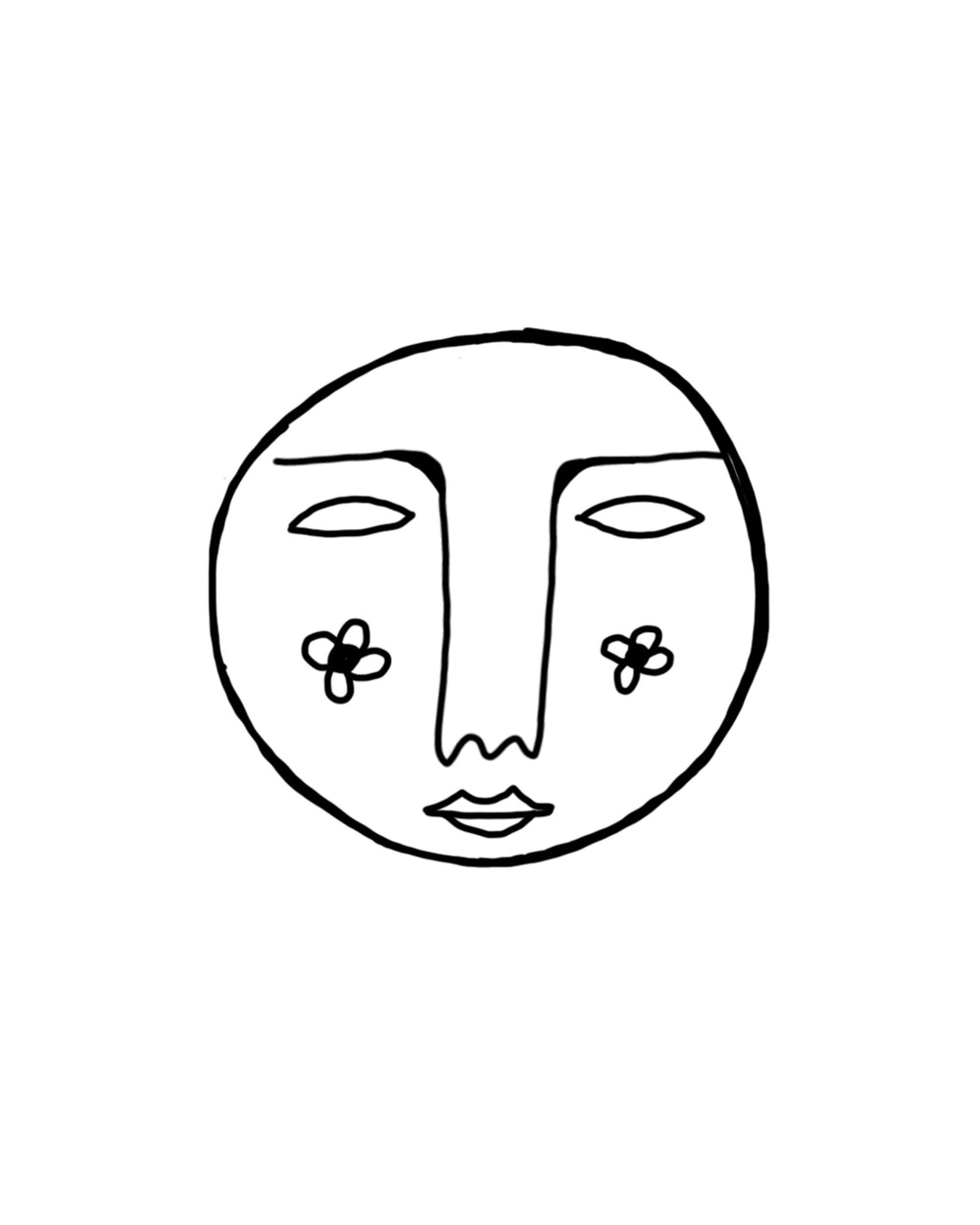 Flower cheeks