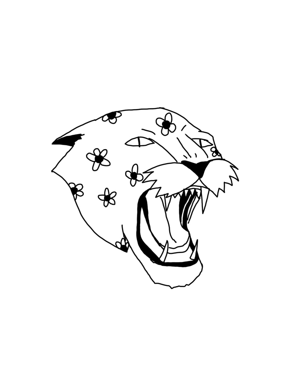 A scary pretty cat.