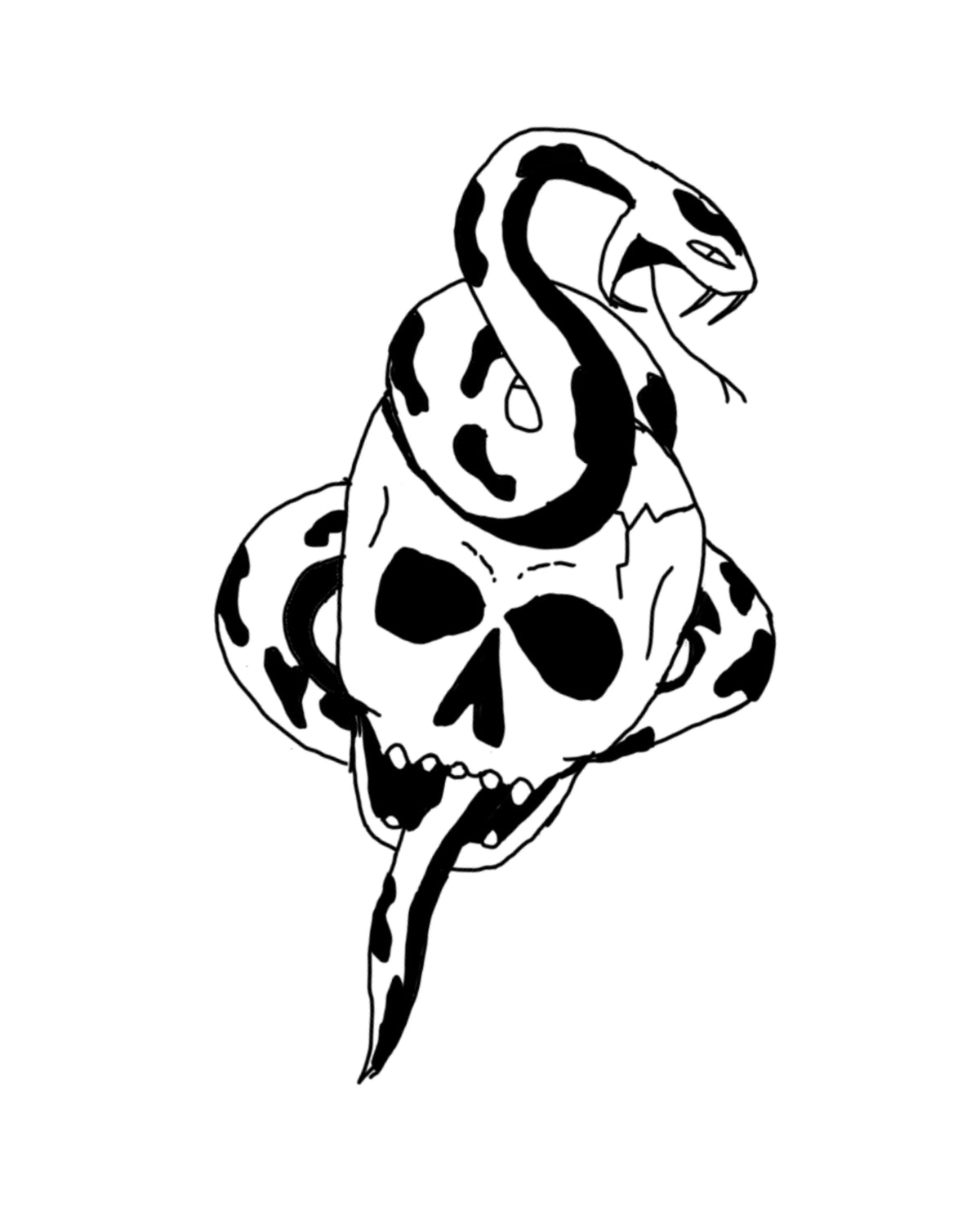 A pal, a hand, a snake.