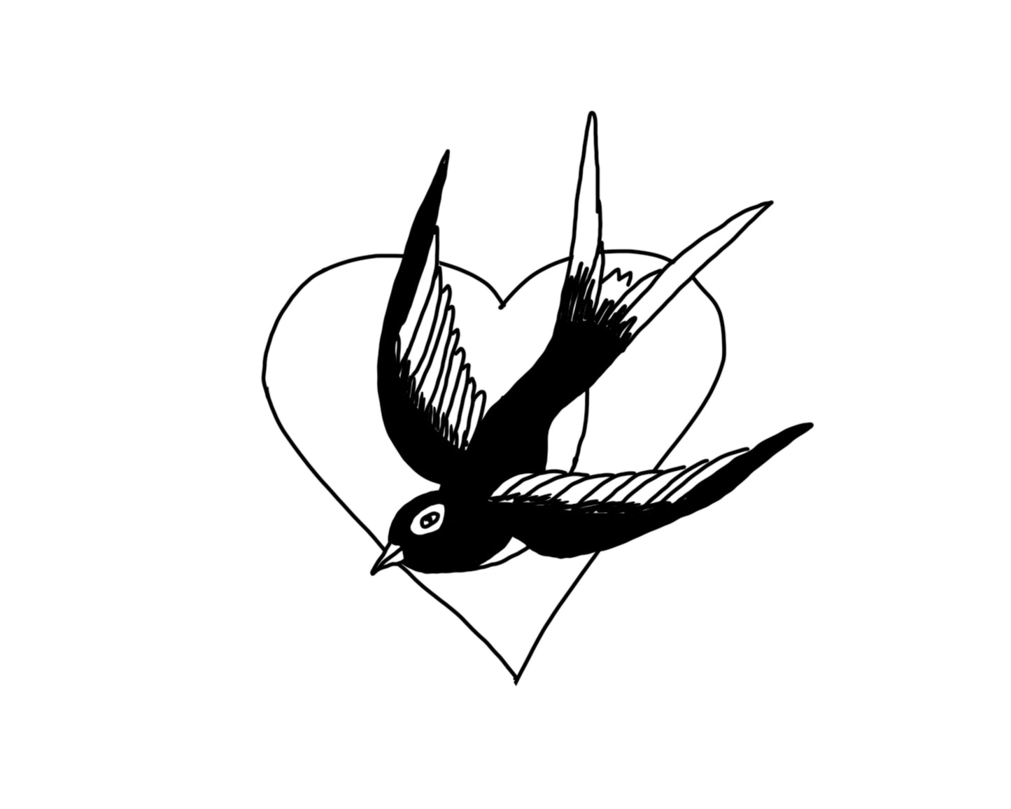 Right into the heart we fly.