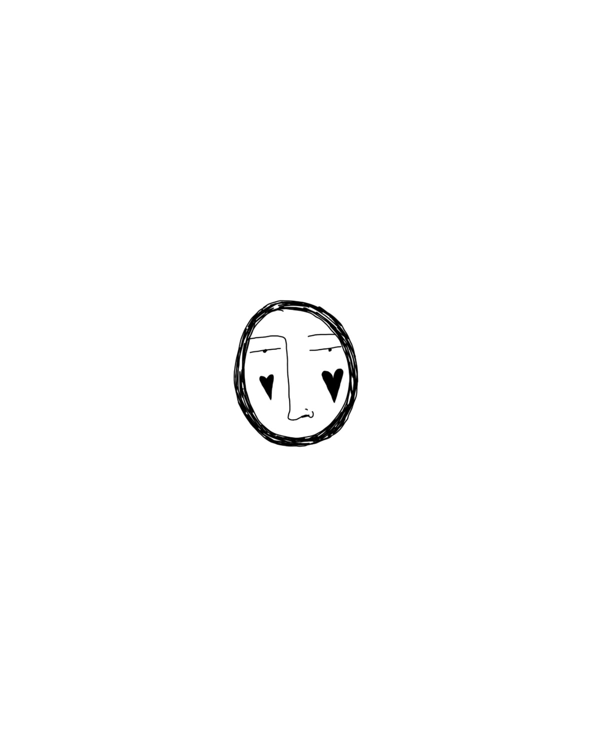 A heartfelt face charm