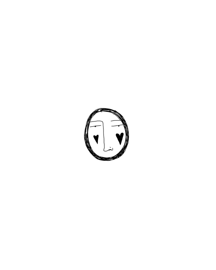 A heartfelt face charm