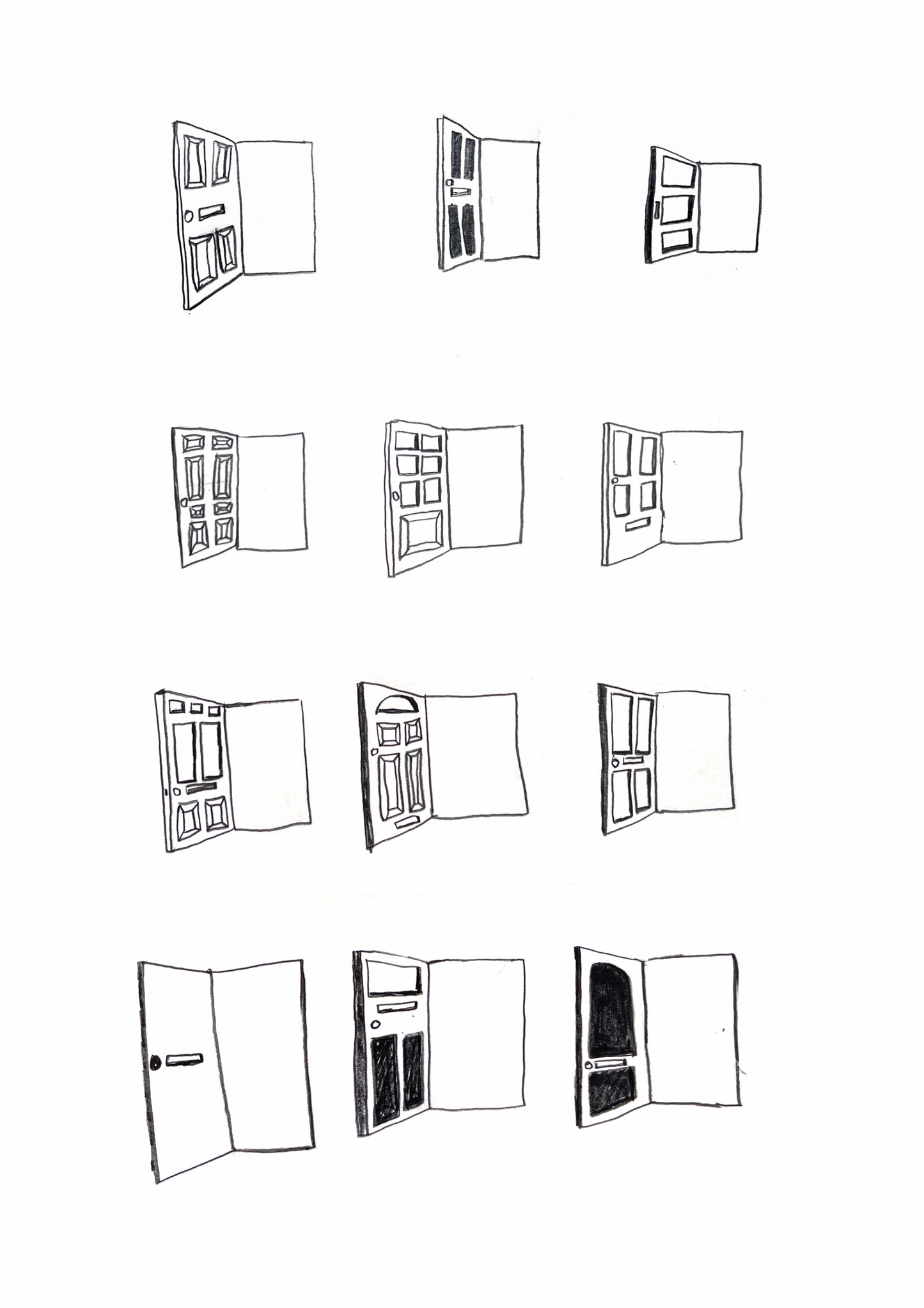 "Doors" - Giclée print