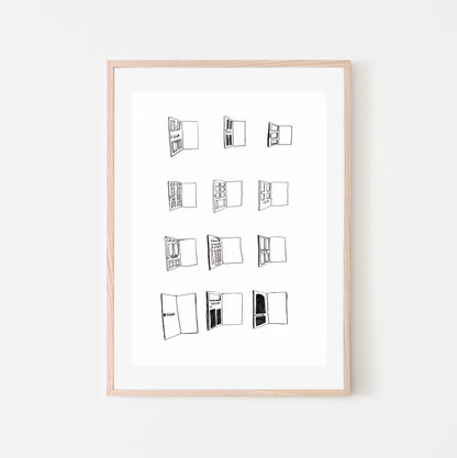 "Doors" - Giclée print