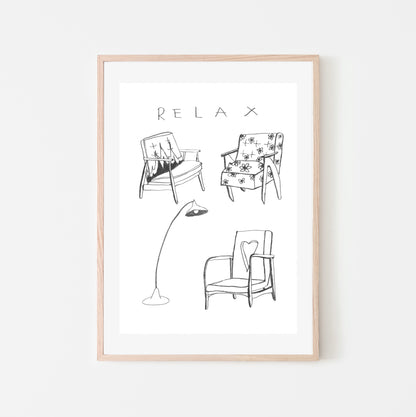 "Relax" - Giclée print