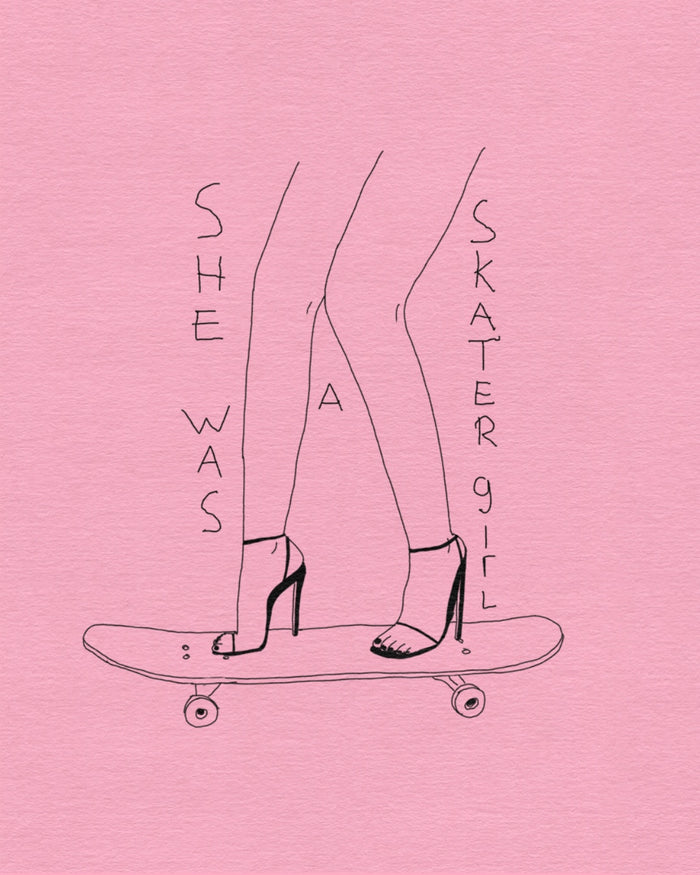 She was a skater girl