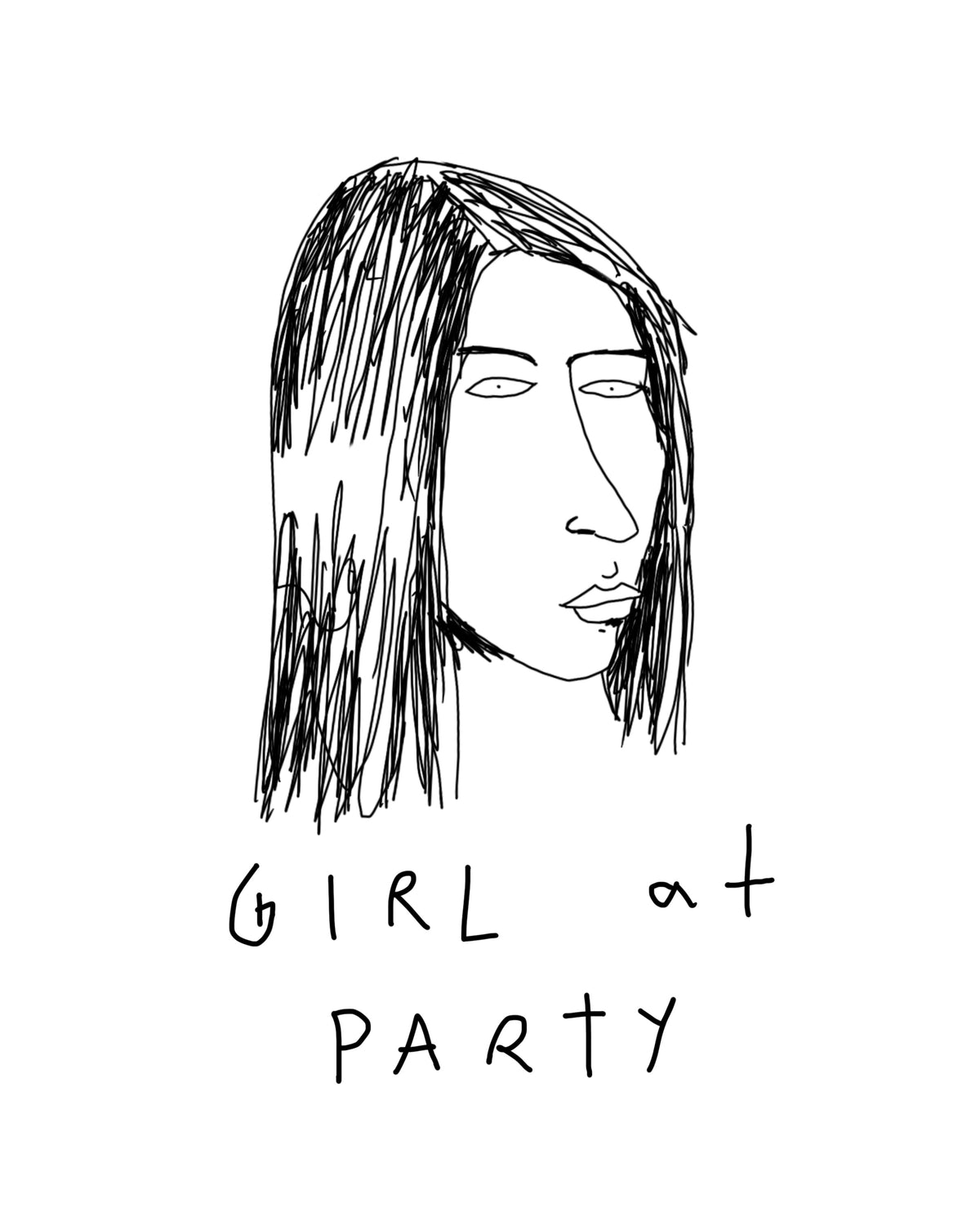 Girl at part