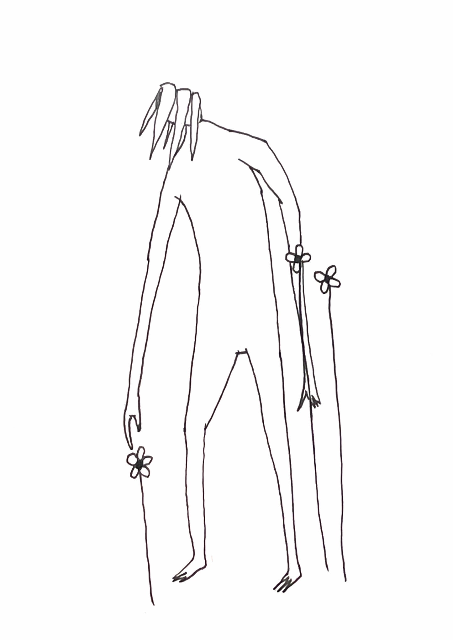 Flower boy gives a hand