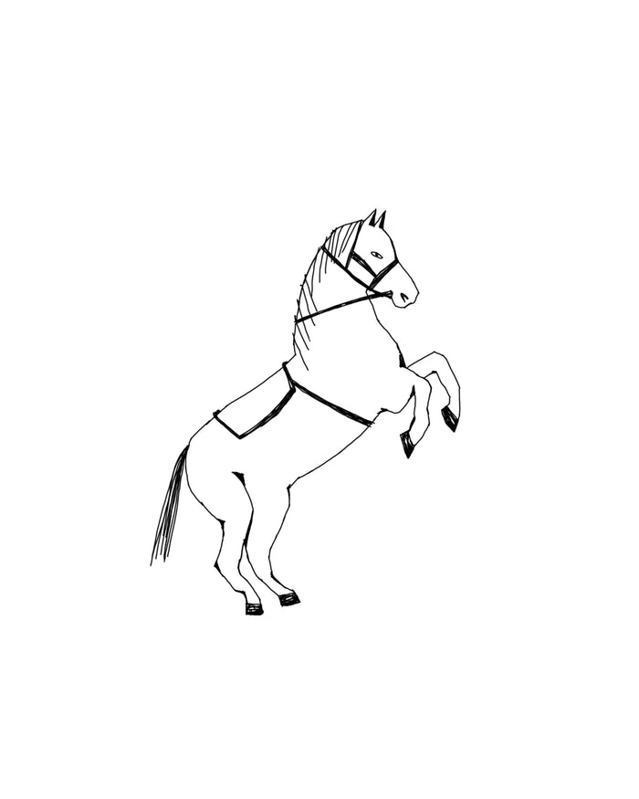 I won’t ride a British horse