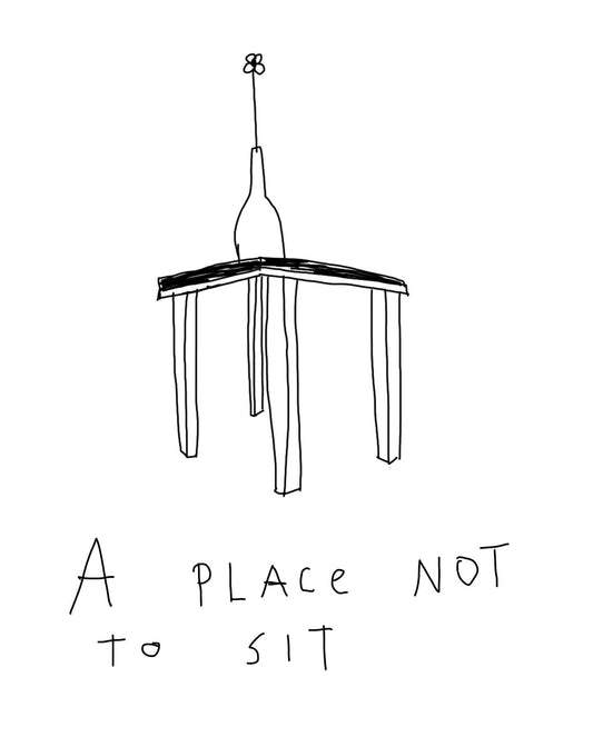 A place not to sit