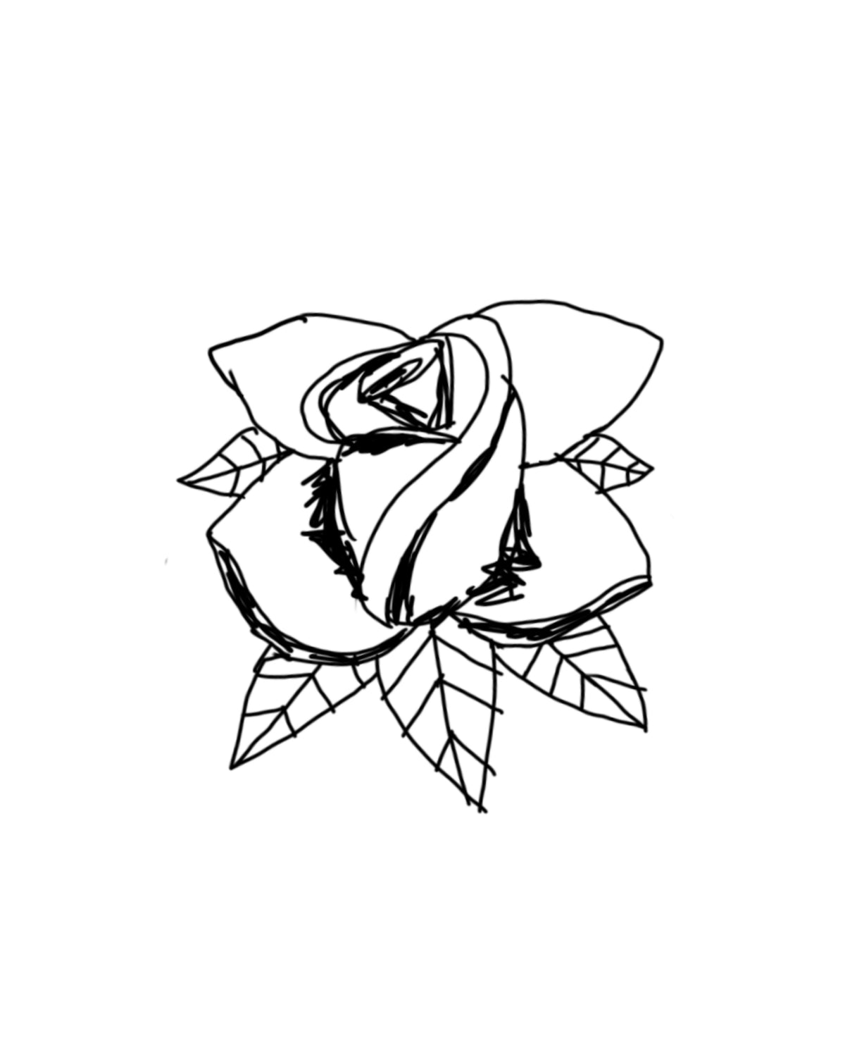 A hyper realistic rose