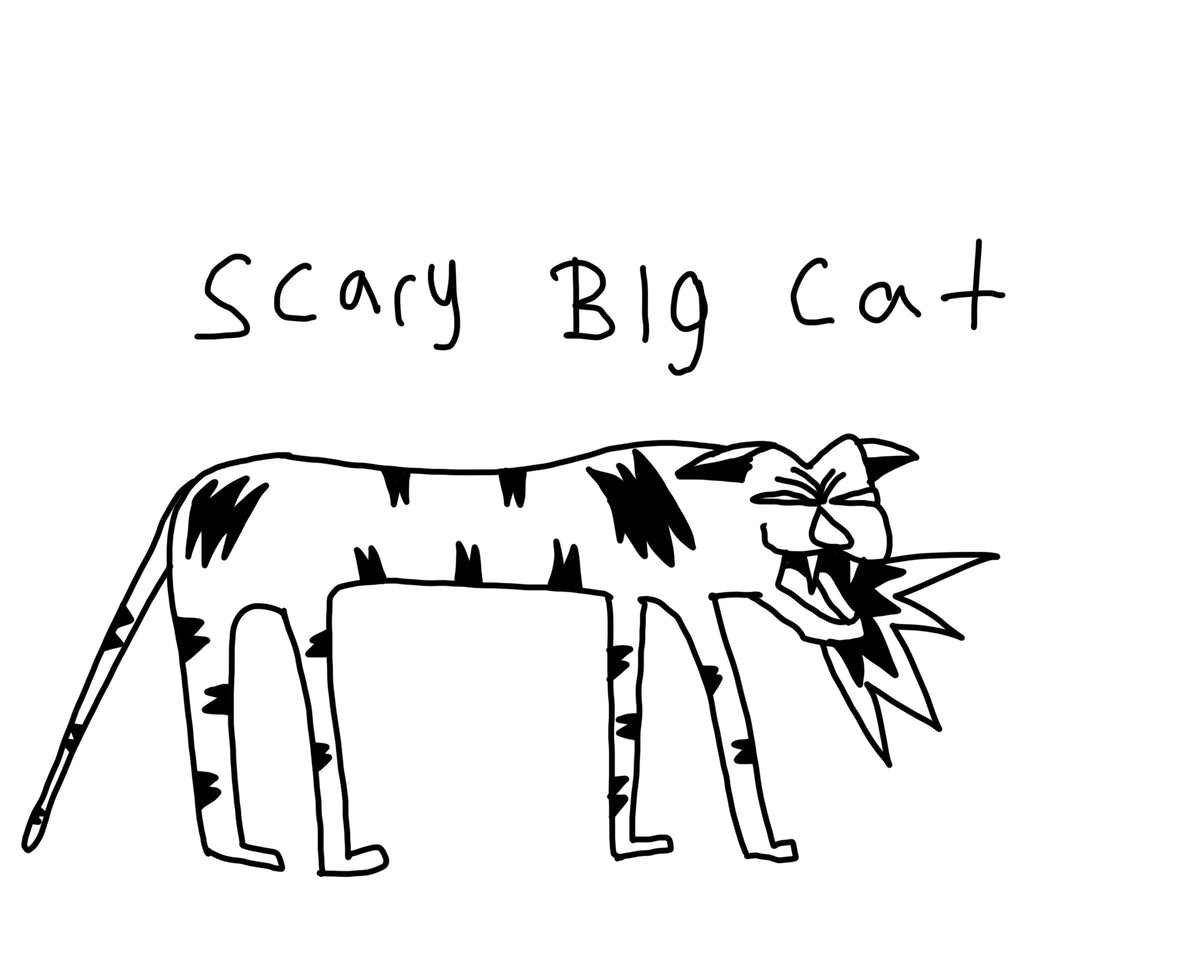 Scary big cat